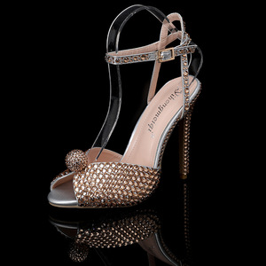 Sandali con Tacco Alto da Donna con Perle, <span class=keywords><strong>Scarpe</strong></span> Estive a Punta Antiscivolo <span class=keywords><strong>per</strong></span> Matrimoni all'Aperto, Tendenza Lusso 2025 - Product Image 6