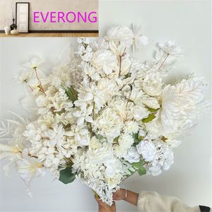 Fleur artificielle multicolore blanche de style moderne pour décoration de mariage <span class=keywords><strong>Albizia</strong></span> <span class=keywords><strong>Julibrissin</strong></span> - Product Image 2