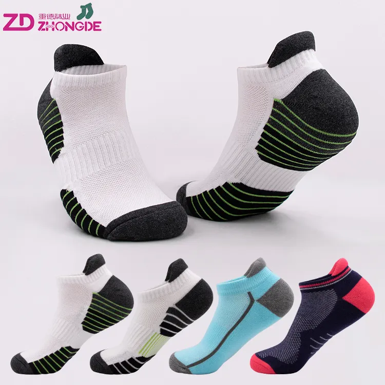 Winter stitch black brown striped tennis running compression quarter ankle soxs socks for men