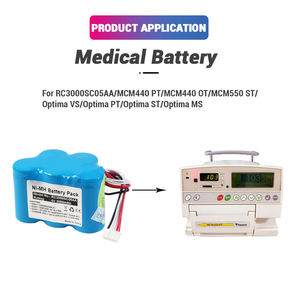 NI-<span class=keywords><strong>MH</strong></span> 6V <span class=keywords><strong>3000mAh</strong></span>高品質充電式RC3000SC05AA MCM440 PT MCM550 ST Optima VSシリンジポンプ用医療用バッテリー - Product Image 3
