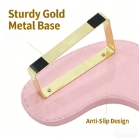 Repose-main professionnel en cuir PU souple en forme de U Terresa, technologie UV, forme liquide, amovible, modèle UH10