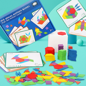 <span class=keywords><strong>Puzzle</strong></span> in legno con riconoscimento a forma di 155 pezzi di grandi dimensioni per bambini, - Product Image 2