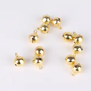 wholesale DIY gold jingle bell metal colored jingle bells