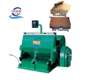 Top vente boîte en carton ondulé feuille manuelle alimentation papier tasse dé<span class=keywords><strong>coupe</strong></span> faisant la machine prix - Product Image 1
