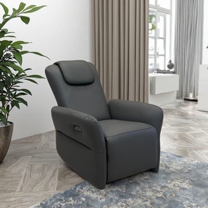 Silla reclinable de elevación eléctrica moderna directa de fábrica, sofá, tapicería de cuero genuino, marco de Metal, muebles de sala de estar relajantes - Product Image 2