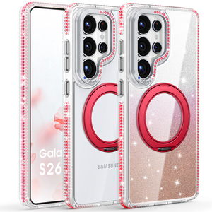 Funda Transparente para Teléfono LeYi al por Mayor para <span class=keywords><strong>Samsung</strong></span> <span class=keywords><strong>Galaxy</strong></span> S26 S24 S25 Ultra, Funda Protectora de <span class=keywords><strong>Alta</strong></span> <span class=keywords><strong>Gama</strong></span> a Prueba de Golpes con Soporte de Anillo de 360 Grados - Product Image 1