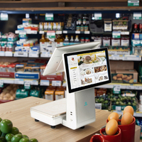 Báscula de Pesaje POS de Grado Industrial con Pantalla Táctil, Sistema Operativo Windows/Android, Impresora Térmica, Impresión de Etiquetas de Código de Barras