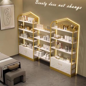 Ánh sáng sang trọng Thẩm mỹ viện Mỹ phẩm hiển thị kệ tủ & Lưu trữ Rack với tùy chỉnh kệ - Product Image 3