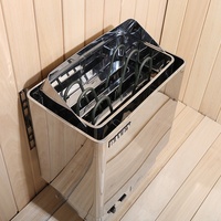 Pemanas Sauna Uap Kering Modern DAVEY DV Model Harga Pabrik, Kontrol Komputer Portabel, 3-9kw 220/380V, Jendela Transom, Untuk Penggunaan di Rumah