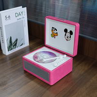 Lecteur de CD portable rétro transfrontalier, haute qualité sonore, mini accessoire audio-vidéo pour clé USB sans fil et carte mémoire TF