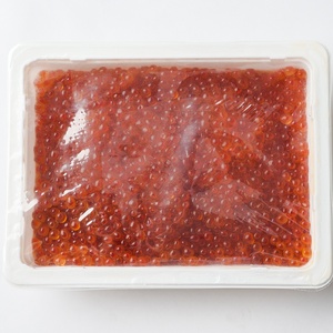 Œufs <span class=keywords><strong>de</strong></span> saumon Ikura surgelés marinés à la sauce <span class=keywords><strong>soja</strong></span>, qualité sushi, garniture en gros - Product Image 1