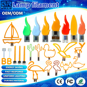 Luces LED COB con Efecto de Llama, DC3V, Filamento de Llama, 2200K, Rojo, Verde, Azul, Rosa, Accesorios Decorativos <span class=keywords><strong>para</strong></span> el Hogar, Bombillas de Fuego DIY <span class=keywords><strong>para</strong></span> Cumpleaños - Product Image 3