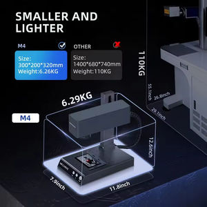 Machines de marquage laser en métal et plastique DAJA <span class=keywords><strong>Mr</strong></span> Carve M4 Mini machine de gravure et de découpe laser DIY Graveur laser pour métal - Product Image 5