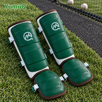 Protège-tibias et protections de pieds YumuQ en PU souple pour l'entraînement au baseball et au softball – Fabrication OEM/ODM
