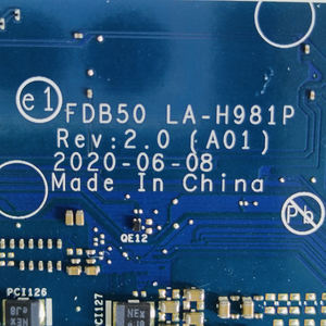 Original nuevo para Dell Latitude 9510 placa base 0MNM9C FDB50 LA-H981P - Product Image 4