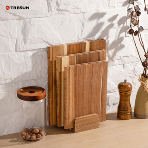 ชุดเขียงไม้กระถินทรงหนังสือพร้อมขาตั้ง 3 ชิ้น สำหรับตกแต่งห้องครัว - Product Image 3