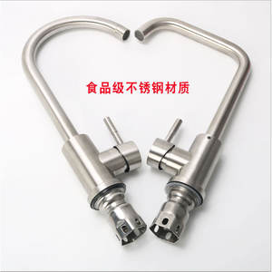 Robinet de cuisine en acier inoxydable 304, monocommande, à poser sur comptoir, avec cartouche céramique moderne, installation facile - Product Image 5