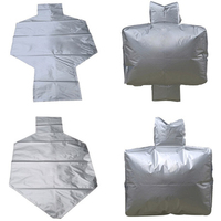Sac à revêtement en aluminium de taille personnalisée, sachet Jumbo Fibc étanche à l'humidité, emballage intérieur liquide, Ton