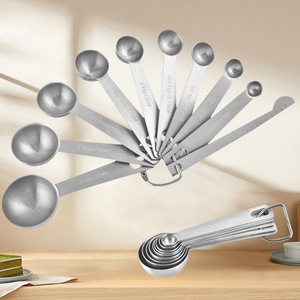 Ouligay 3 cucchiai dosatori da 15 ml, in acciaio inox, cucchiaio
