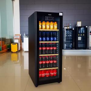 Enfriador de <span class=keywords><strong>Botellas</strong></span> Personalizado de Alta Calidad de 148L, Nevera, Bodega Eléctrica, Acero Inoxidable Negro 2-8 - Product Image 4