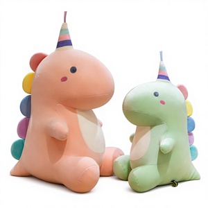 Regalos Creativos al por Mayor, Muñeco de Dinosaurio, Juguetes para Niños, Almohada Grande de Peluche para Dormir, 30-50 cm, Relleno de Algodón - Product Image 1