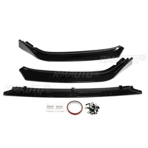 3Pcs Glossy Black <b>Car</b> Front Bumper Chin Lip Splitterr Lip Spoiler <b>Diffuser</b> Protection Caver Trim for Honda for Accord 2018 2019 - Product Image 2