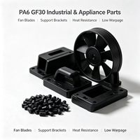 Granulés de nylon PA66 GF30, renforcés à 30 % de fibres de verre, haute résistance, noirs, pour pièces structurelles d'ingénierie aérospatiale XiangLong