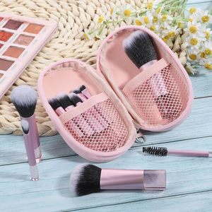 Kit de <span class=keywords><strong>Brochas</strong></span> de <span class=keywords><strong>Maquillaje</strong></span> de Fantasía <span class=keywords><strong>para</strong></span> Viaje Sombra de Ojos Iluminador Contorno Corrector Set de 10 Mini <span class=keywords><strong>Brochas</strong></span> - Product Image 4