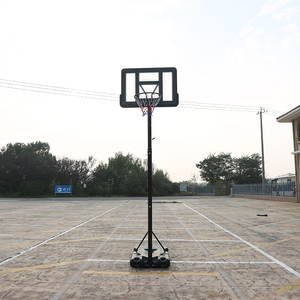 Canasta de Baloncesto Ajustable en Altura, Negra, de PE y Acero, para Niños y Adultos, Uso en Interiores/Exteriores, Marco Móvil para Tiros al Canasta - Product Image 3