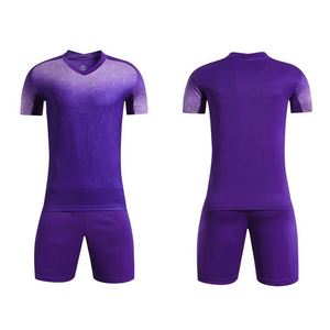 เสื้อฟุตบอล/ซอคเกอร์ฝึกซ้อมสีม่วงคุณภาพสูง ไซส์พลัส ผลิตตามสั่ง ขายส่งจากโรงงาน ปี 2026/27 ผลิตจากโพลีเอสเตอร์ 100% แห้งเร็ว - Product Image 1