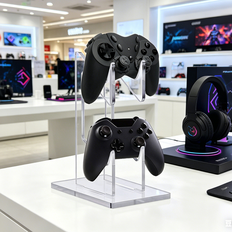 2 Tier Transparent Acrylic Game Controller