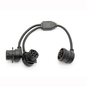 Linkyou 高品质汽车 J1708 分线器 6 针公头转 2 母头 Y 型电缆 铜芯 190 毫米长度 24V/12V 定额 - Product Image 2