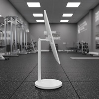 Tableta Android de 32 Pulgadas con Pantalla Táctil Giratoria Vertical, Soporte de Piso, Resolución Full HD, Retroiluminación LED para Uso Industrial, 8+128G