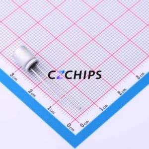 Condensateur solide HS1C277M0608PC, composant traversant (THT), D6.3xL8mm 270uF 20% 16V 2.5mm - Product Image 2