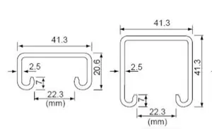 Trung Quốc Nhà sản xuất của Q235 unistrut thép kênh nông unistrut strut kênh 41 21 Mét