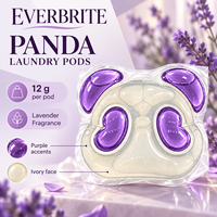 Capsules de lessive 12g parfum lavande, capsules de lavage violettes, capsules de lessive personnalisées OEM ODM sous marque privée