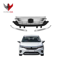 Nouvelle arrivée Asie Style argent Chrome plastique calandre de voiture pour Honda City GN 7e génération 2020 2021 2022