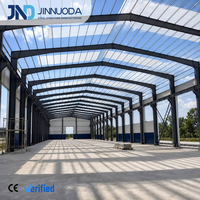 Bâtiment de stockage préfabriqué en acier, structure métallique, atelier de construction en ossature acier