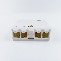 Abalone — boîte de borniers pour Fiber optique FTTH, 4 Ports de 2.0mm, uniques, G652D