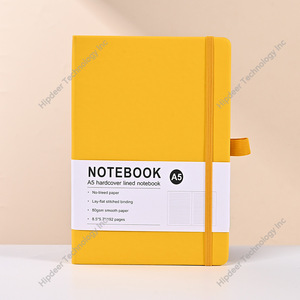 Grosir dapat disesuaikan jurnal kertas batu bantalan menulis kertas putih kalender kustom notebook kulit Pu dengan pena - Product Image 4