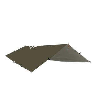 Auvent multifonctionnel 3x3m à 4x6m en tissu Oxford enduit argenté, imperméable et résistant au soleil, pour camping extérieur, type extensible - Product Image 5