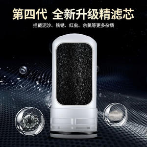 Purificador de Agua para Grifo con Cartucho de Filtro de Cerámica, Color Dorado, Fácil de Limpiar, Filtro para Grifo de Cocina - Product Image 3