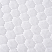Colchón de Espuma Natural de Alta Densidad con Tejido de Punto 3D Transpirable y Suave, Colchón de Resortes Doble con Tejido de Punto de Algodón