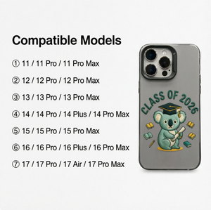 <span class=keywords><strong>Coque</strong></span> transparente en TPU style broderie Koala mignon pour la remise des diplômes, protection antichoc pour <span class=keywords><strong>iPhone</strong></span> 17 16 15 14 13 Pro Max, promotion 2026 - Product Image 3