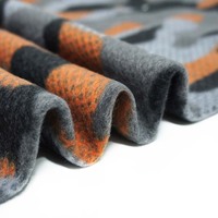Couverture polaire tissée en peluche tricotée en polyester léger camouflage quatre couleurs de Style militaire moderne de haute qualité