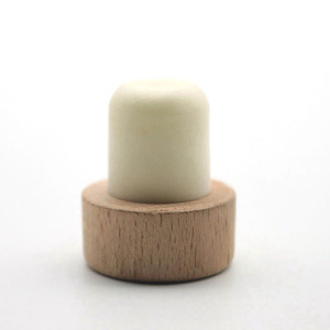 <span class=keywords><strong>Bouchon</strong></span> de bouteille en liège synthétique, accessoire de luxe personnalisé en bois, en forme de T, pour vin/spiritueux - Product Image 5
