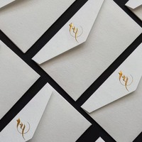 Enveloppes personnalisées haut de gamme pour cartes de vœux avec gaufrage et papier artistique pour cartes d'insertion de commande et emballages cadeaux