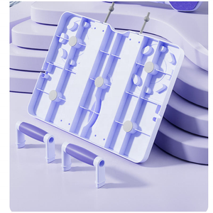 Rouleau abdominal multifonctionnel Pilates avec rebond automatique, support <span class=keywords><strong>plat</strong></span> pour pompes et dispositif d'entraînement et de renforcement abdominal - Product Image 5
