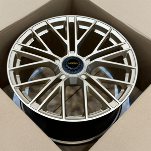 5x130 bánh xe 21 inch giả mạo hợp kim vàng đen Panamera vành 60mm 65mm bù đắp hành khách xe bánh xe vành cho Porsche Panamera - Product Image 4