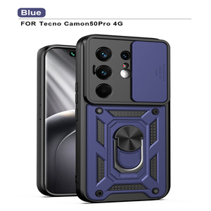 Funda Lichicase con Cubierta Deslizante para Lente, Anillo Magnético y Soporte para Infinix <span class=keywords><strong>GT</strong></span> 50 Pro Note 60 Ultra - Product Image 4